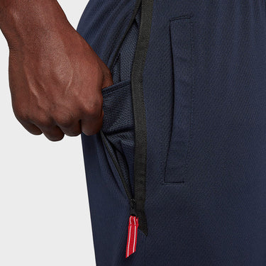 Short de basket-ball rouge marine pour hommes